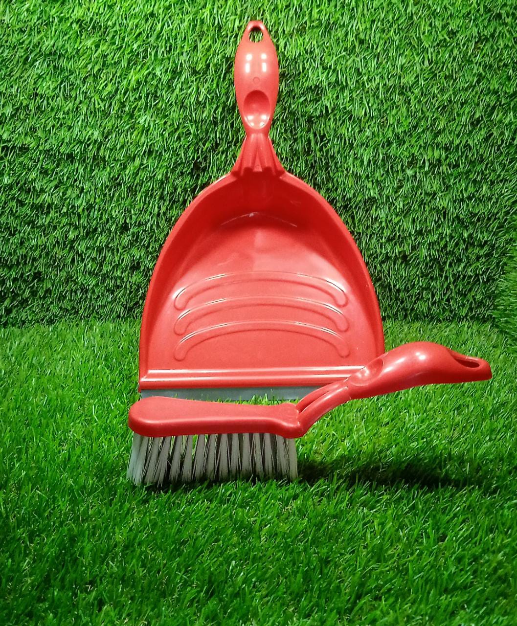 2314 Dustpan Set with Brush, Dust Collector Pan with Long Handle, Supadi, Multipurpose Dust Collector Cleaning Utensil Flat Scoop Handheld Sweeping Up and Carrying Container 