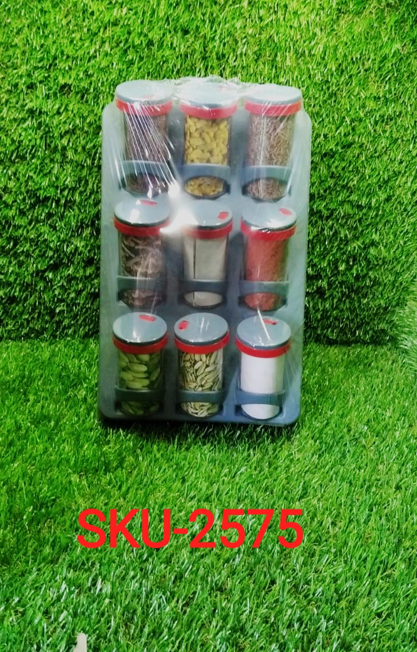 2575 Space Saver Spice Rack  9 Piece Spice Set