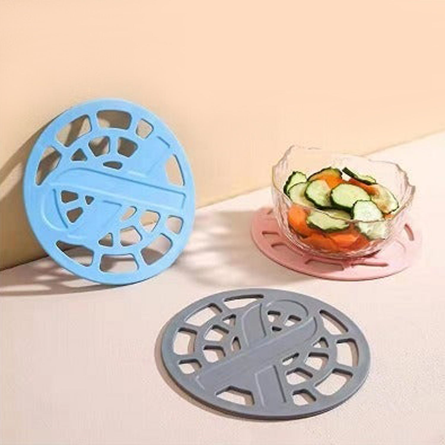 2600 1Pc Silicone Fancy Coaster for holding bowls and utensils including all kitchen purposes.