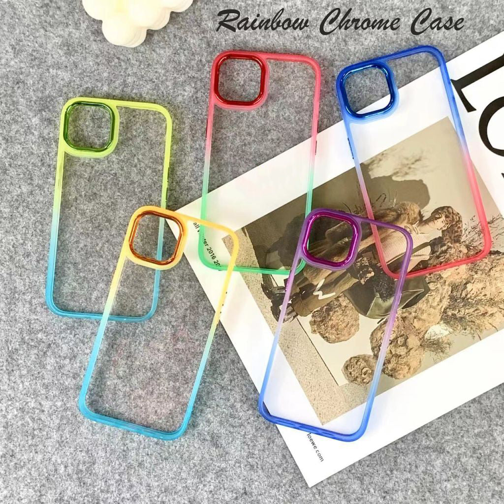 Rainbow Chrome Hard Case For Oppo