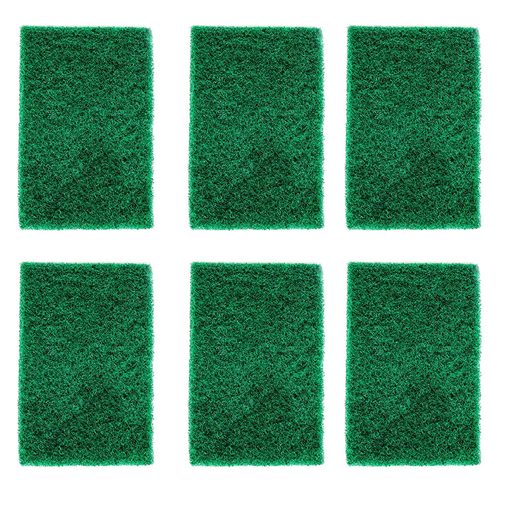 3438 Scrub Sponge Cleaning Pads Aqua Green (Pack Of 6)