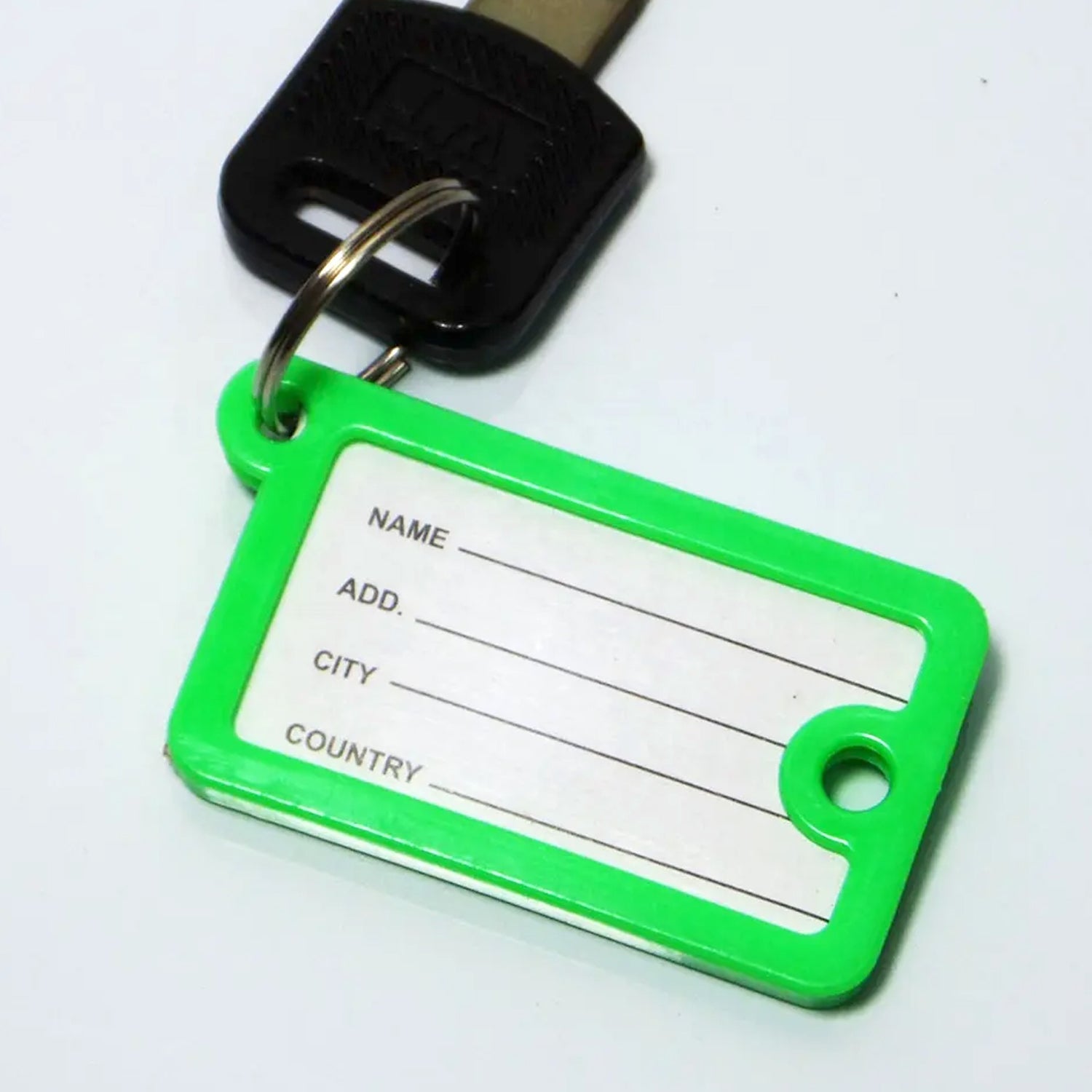 9359 Wallet Keychain 10 pcs Set Plastic Key Custom Key Tags Key Ring Tags Numbered Key Tags Tags with Backpack Keychain