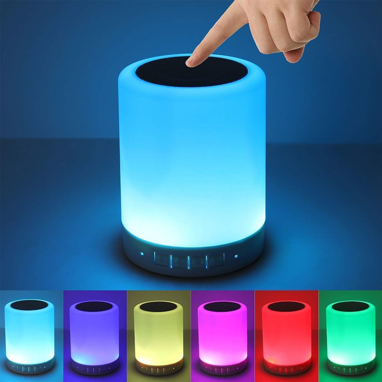 6249 Wireless Night Light LED Touch Lamp Speaker