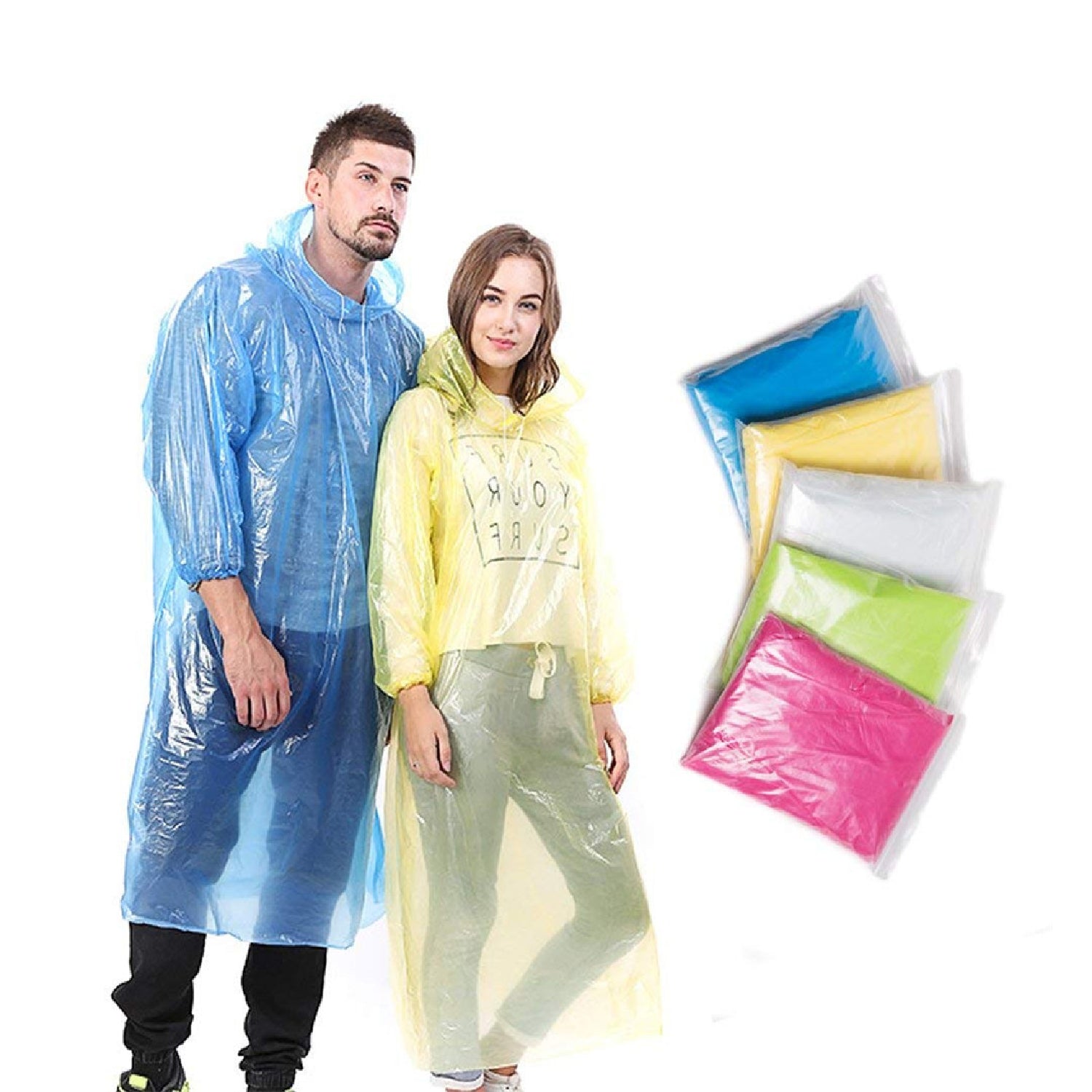 6270 Disposable Rain Card Raincoat Easy to Carry Emergency Waterproof Rain coat RainCard