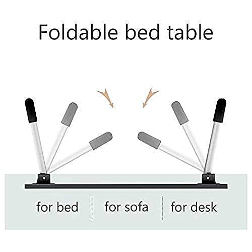 7861 FOLDABLE BED STUDY TABLE PORTABLE MULTIFUNCTION LAPTOP TABLE LAPDESK FOR CHILDREN BED FOLDABLE TABLE WORK OFFICE HOME WITH TABLET SLOT & CUP HOLDER