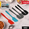 Multipurpose Silicone Spoon, Silicone Basting Spoon Non-Stick Kitchen Utensils Household Gadgets Heat-Resistant Non Stick Spoons Kitchen Cookware Items For Cooking and Baking (6 Pcs Set)