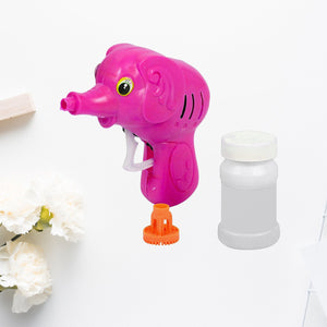 4449 Bubble Gun Elephant Hand Pressing Bubble Gun Toy for Kids Bubble Liquid Bottle with Fun Loading