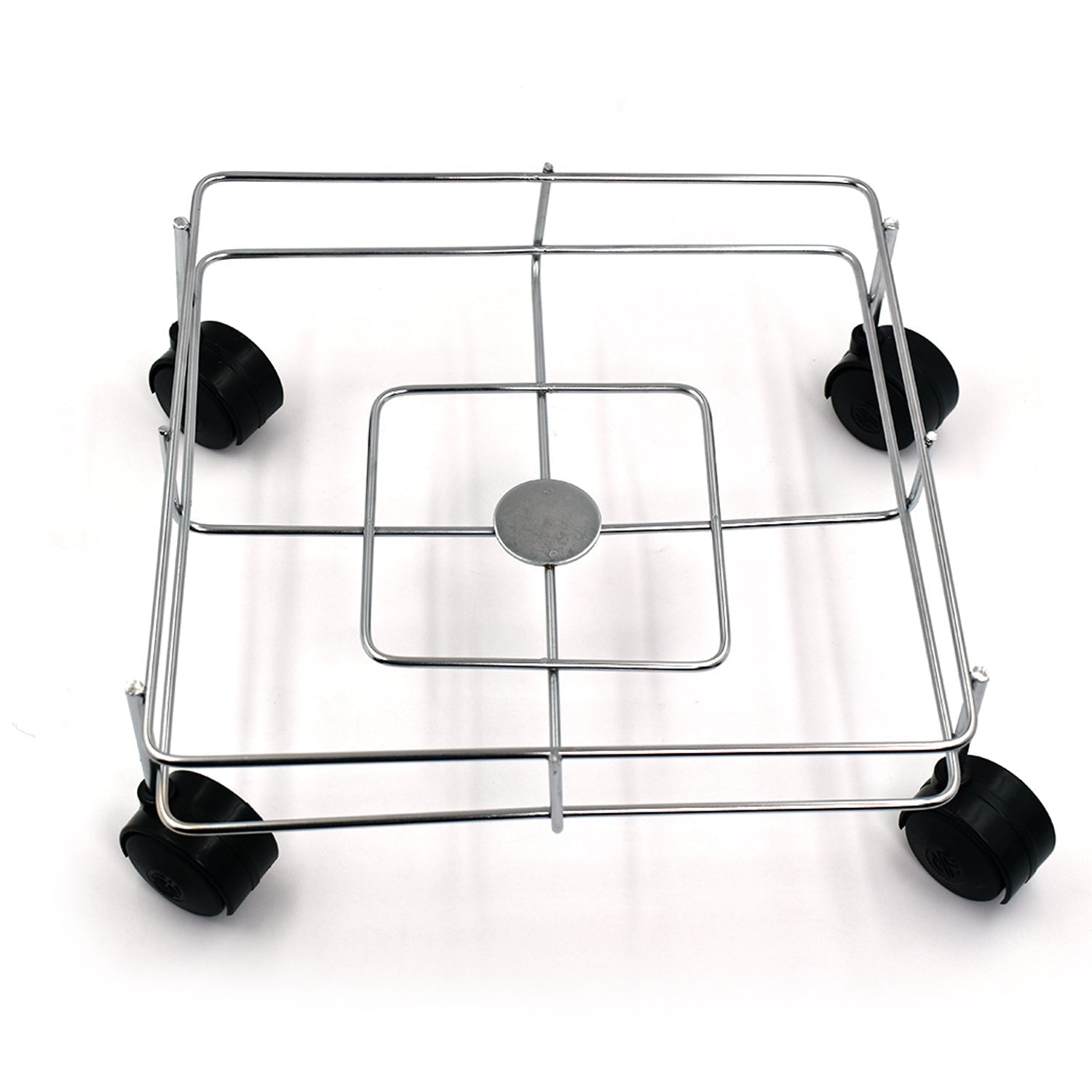 2787 Ss Square Oil Stand For Carrying Oil Bottles And Jars Easily Without Any Problem.