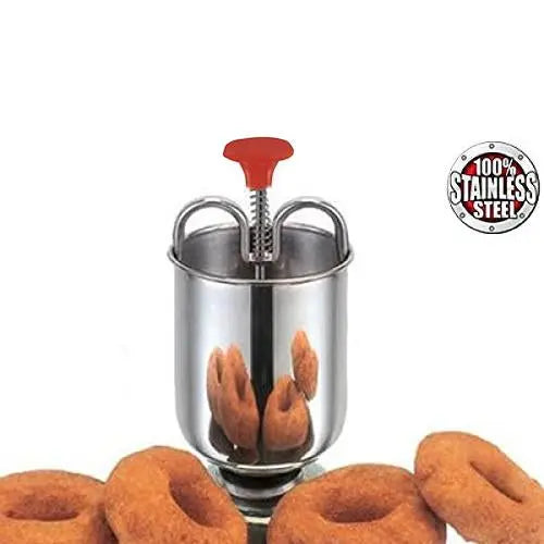 0145B Stainless Steel Medu Vada And Donut Maker For Perfectly Shaped And Crispy Vada Maker