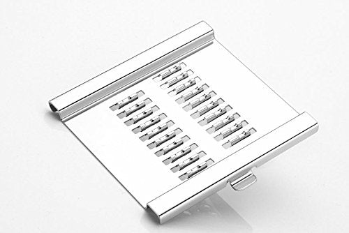 2142 6 in 1 Stainless Steel Kitchen Chips Chopper Cutter Slicer and Grater with Handle