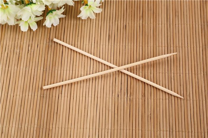 1107 Camping Wooden Color Bamboo BBQ Skewers Barbecue Shish Kabob Sticks Fruit Kebab Meat Party Fountain Bamboo BBQ Sticks Skewers Wooden (30cm)