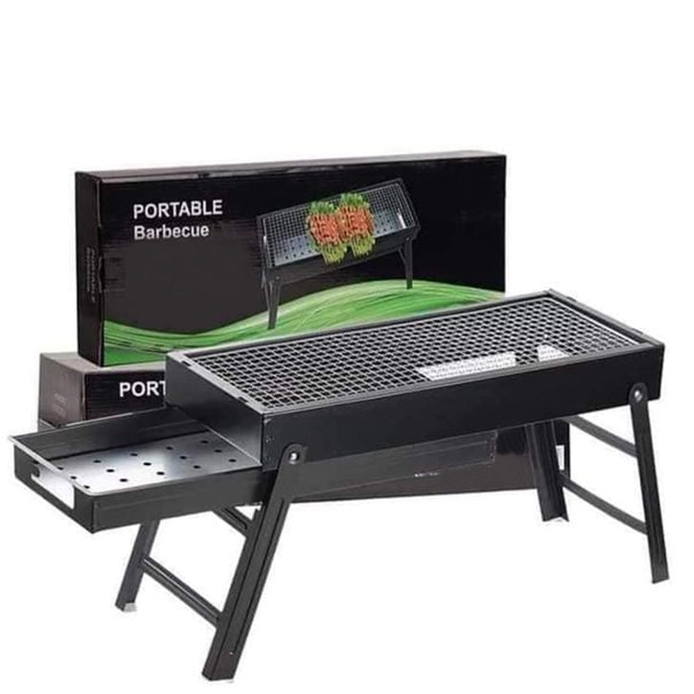 2225 Folding Portable Barbeque BBQ Grill Set for Outdoor and Home