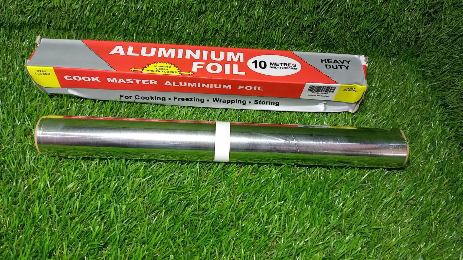 2329 Aluminum Foil Roll Heavy Duty Non Stick Thick Aluminum Foil Sheet Baking Grilling Tool (10mX300mm)