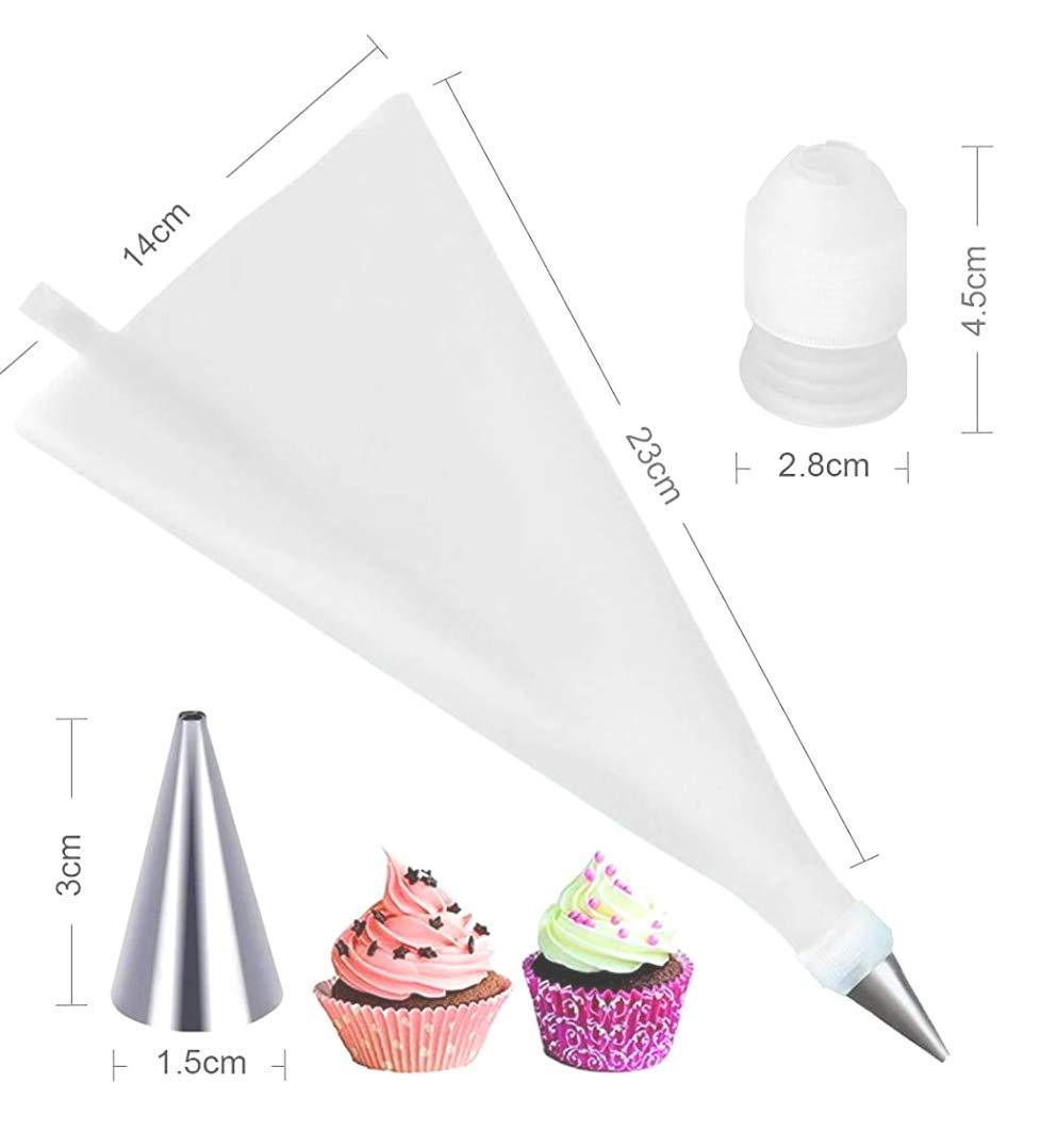 0836 12 Piece Cake Decorating Set of Measuring Cup Oil Basting Brush