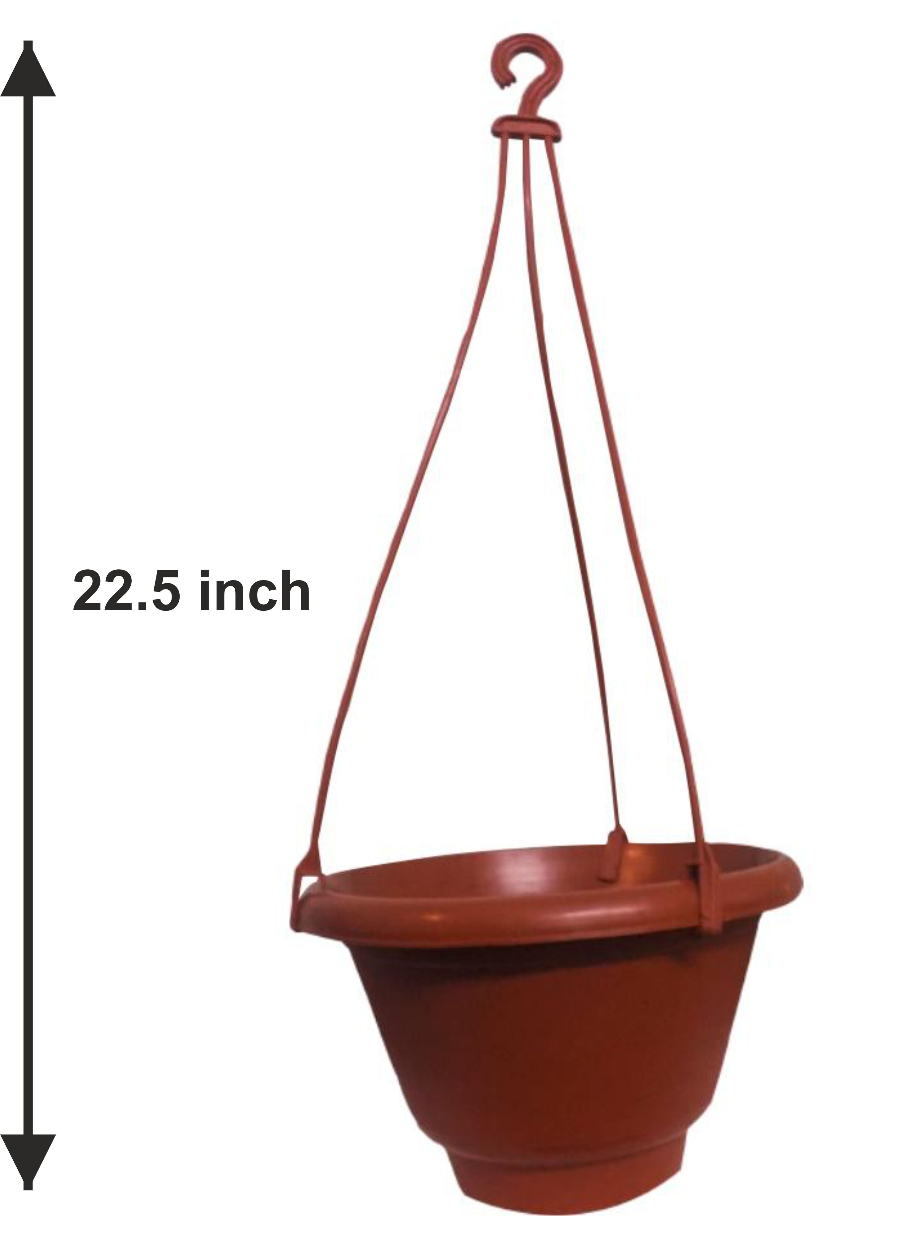 0840 Hanging Flower Pot with Hanging Roap