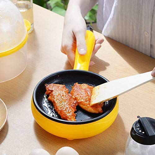 2150 Multi functional Electric 2 in 1 Egg Frying Pan with Egg Boiler Machine Measuring Cup with Handle