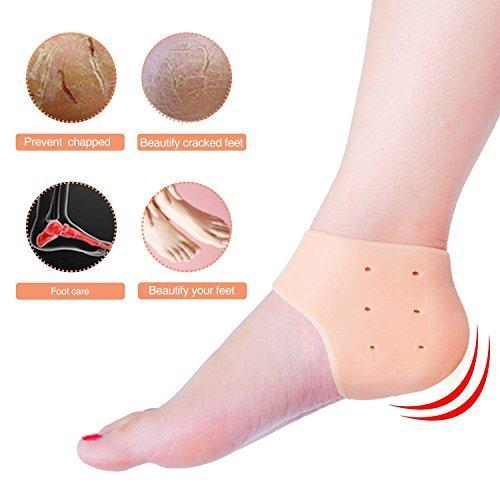 339 Moisturizing Skin Softening Silicone Gel for Dry Cracked Heel Repair (Multicolour) Your Brand