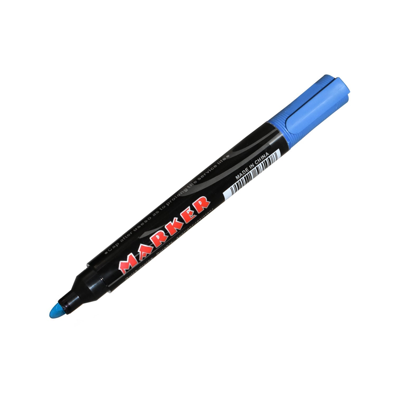 1624 Blue Permanent Markers for White Board (Pack Of 12)