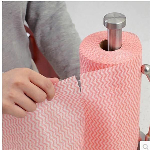 1601 Non Wooven Fabric Disposable Handy Wipe Cleaning Cloth Roll (1Pc)