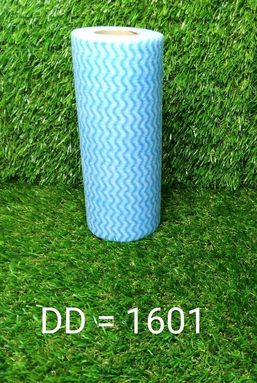 1601 Non Wooven Fabric Disposable Handy Wipe Cleaning Cloth Roll (1Pc)