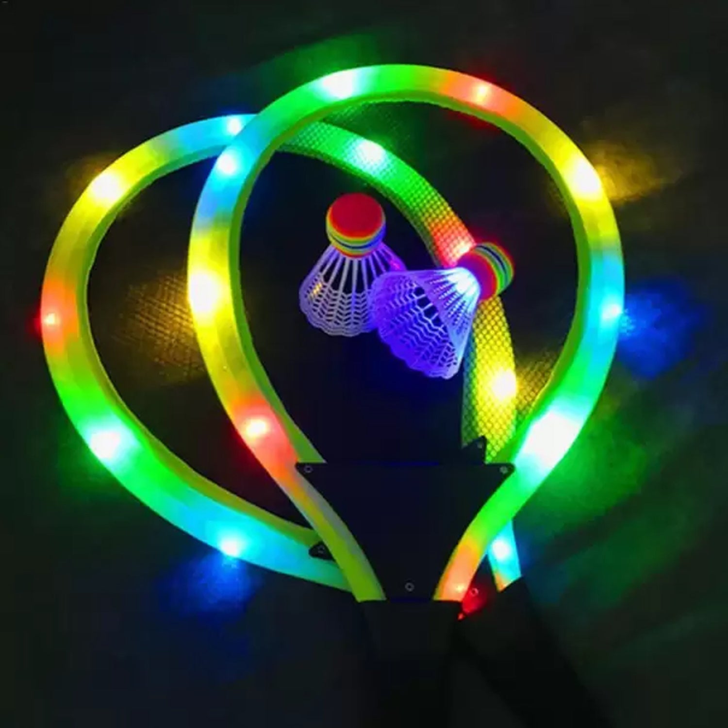 8085 Led Badminton Set For Playing Purposes Of Kids And Children’s.