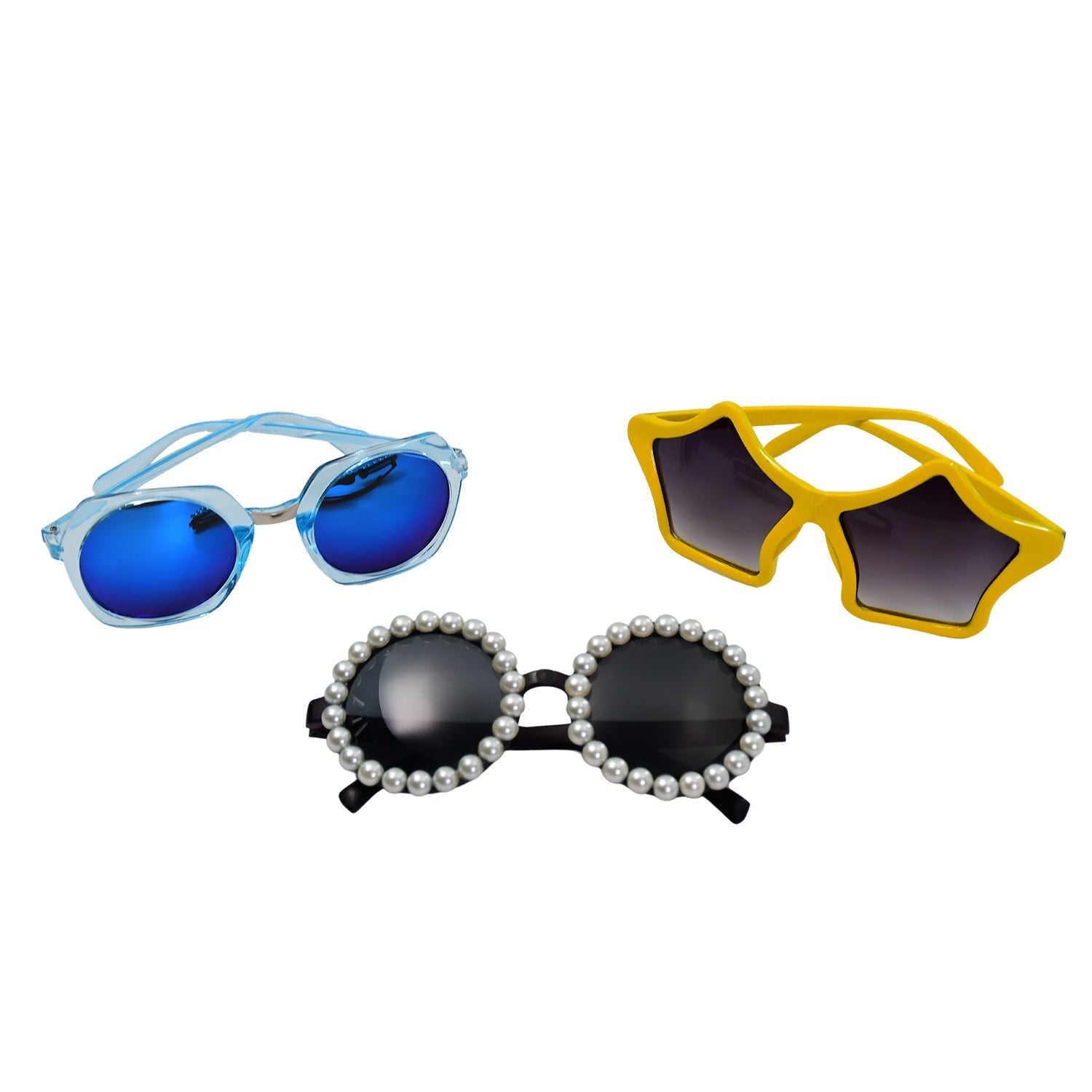 4951 1Pc Mix frame Sunglasses for men and women. Multi color and Different shape and design.