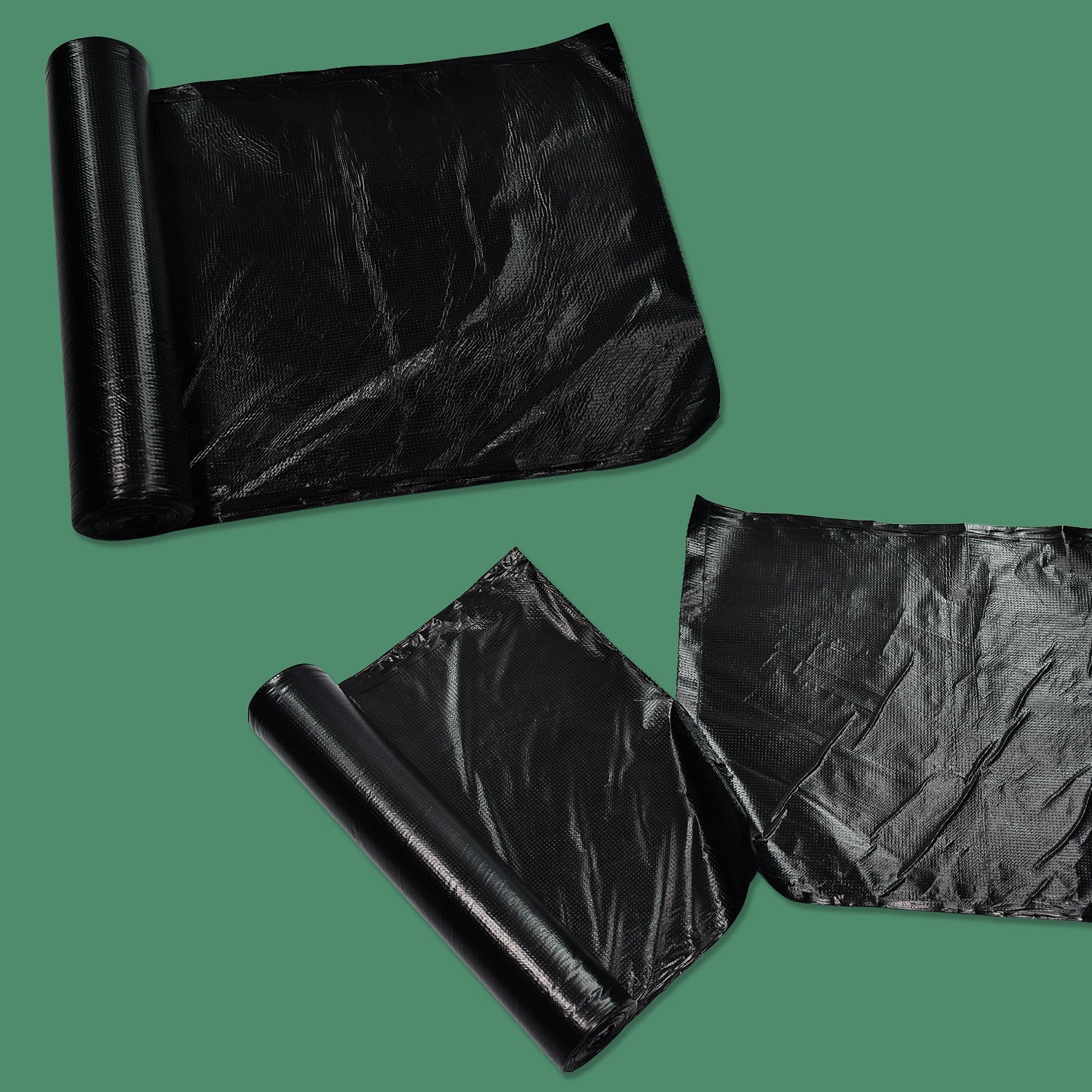 9209 Black 1Roll Garbage Bags/Dustbin Bags/Trash Bags 80x100Cm