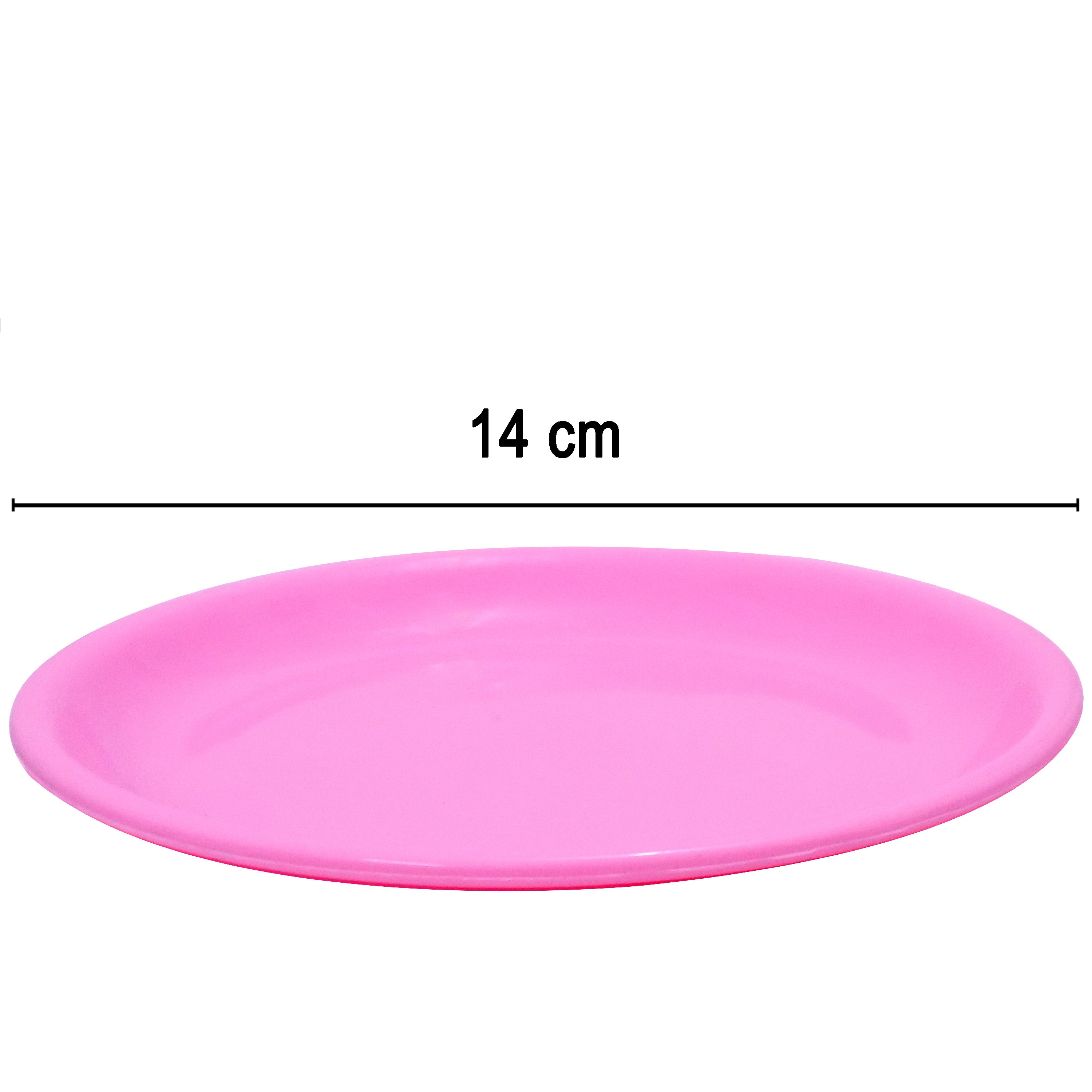 2185 Round Shaped Mini Soup Plates/Dishes - 6 pcs