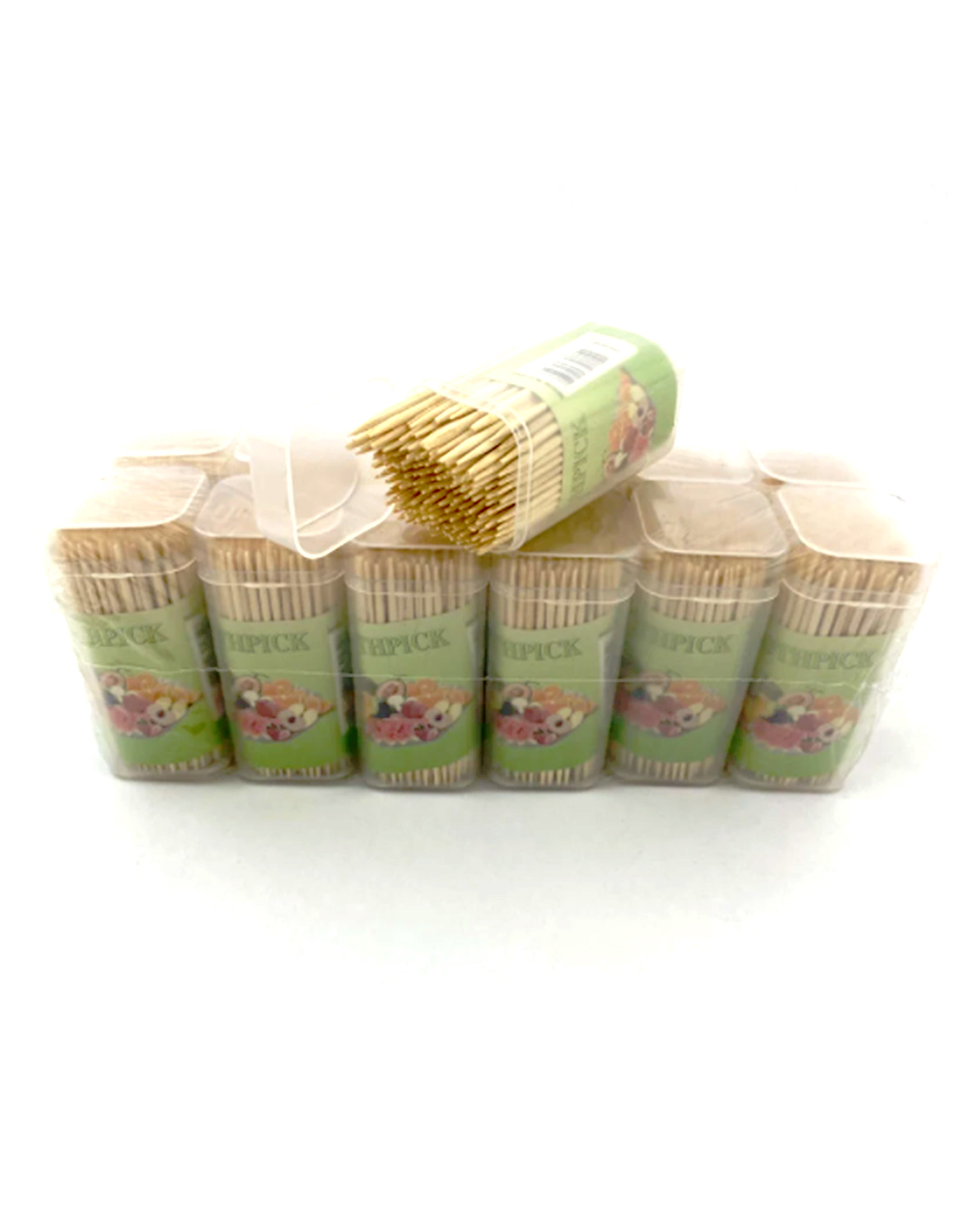 0834 Wooden Toothpicks with Dispenser Box