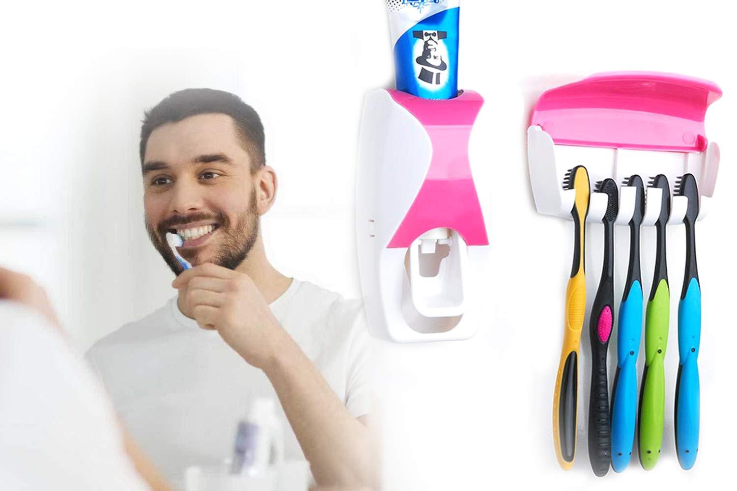 200 Toothpaste Dispenser & Tooth Brush with Toothbrush