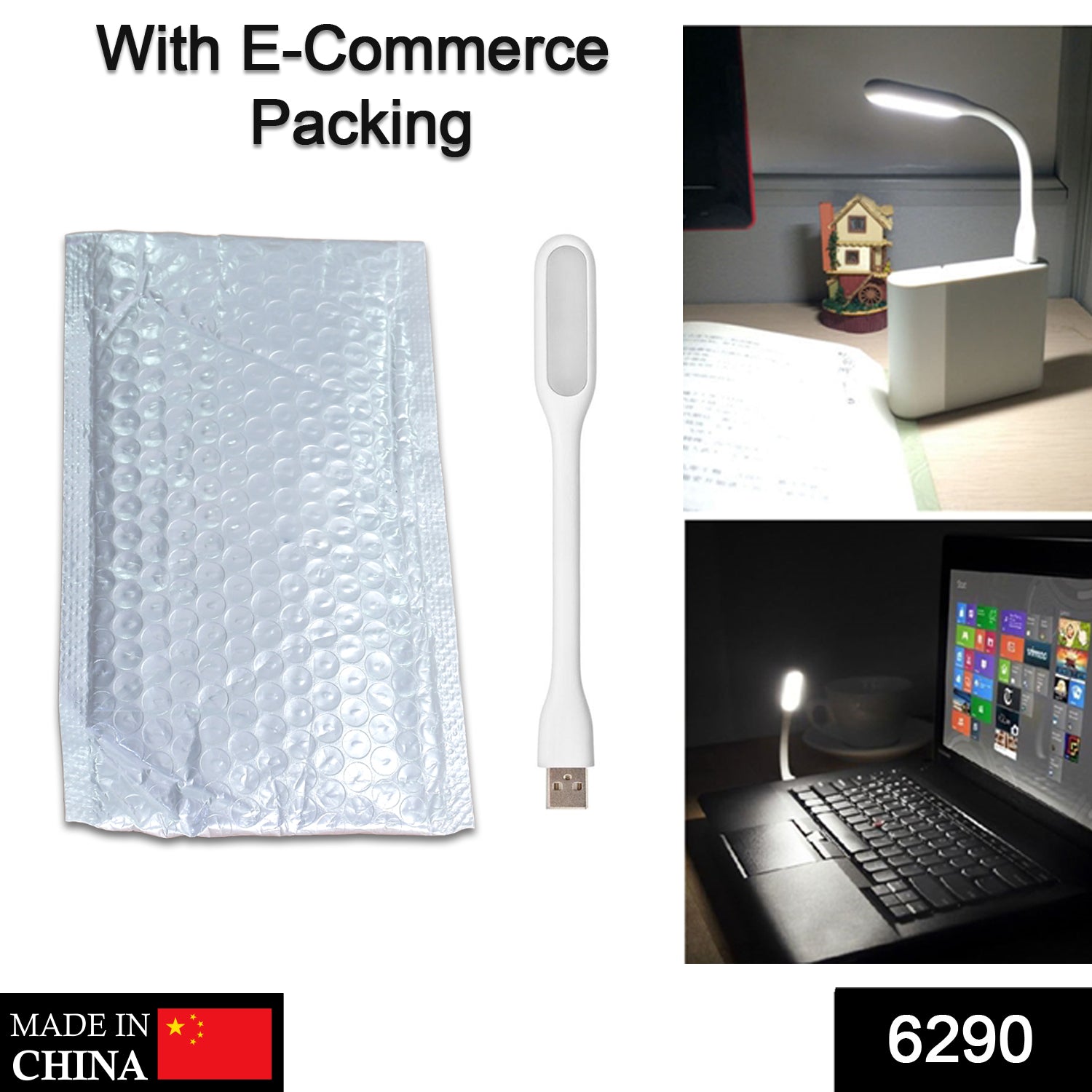 6290 USB LED Light Lamp With E Commerce Packing