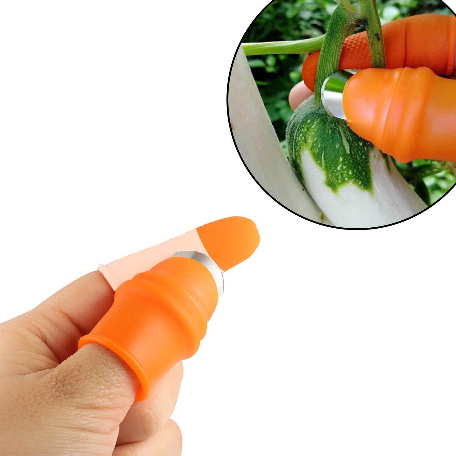 2662 Vegetable Thumb Cutter and tool with effective sharp cutting blade system.