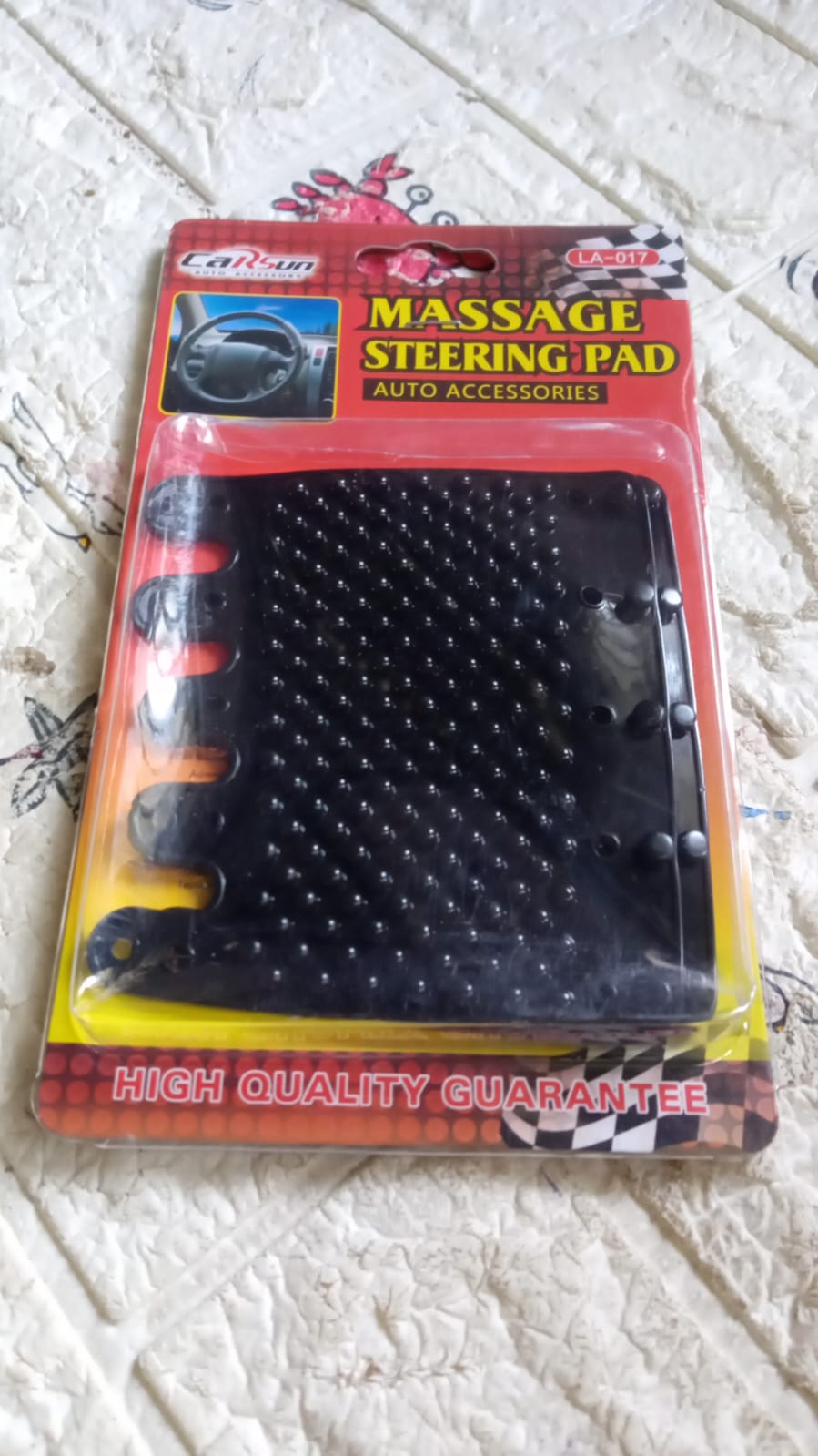 Silicon Car Massage Steering Cover High Quality Silicon Massger Pad Suitable For All Car (2 Pc Set)