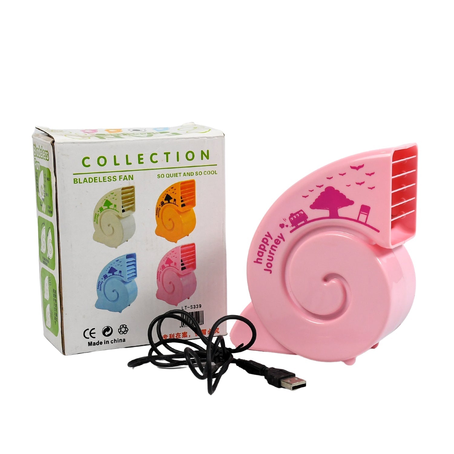 7709 Cute Bright Color Desktop Office USB Mini Fan Battery USB Fans USB Mini Fans (Battery Not Include)