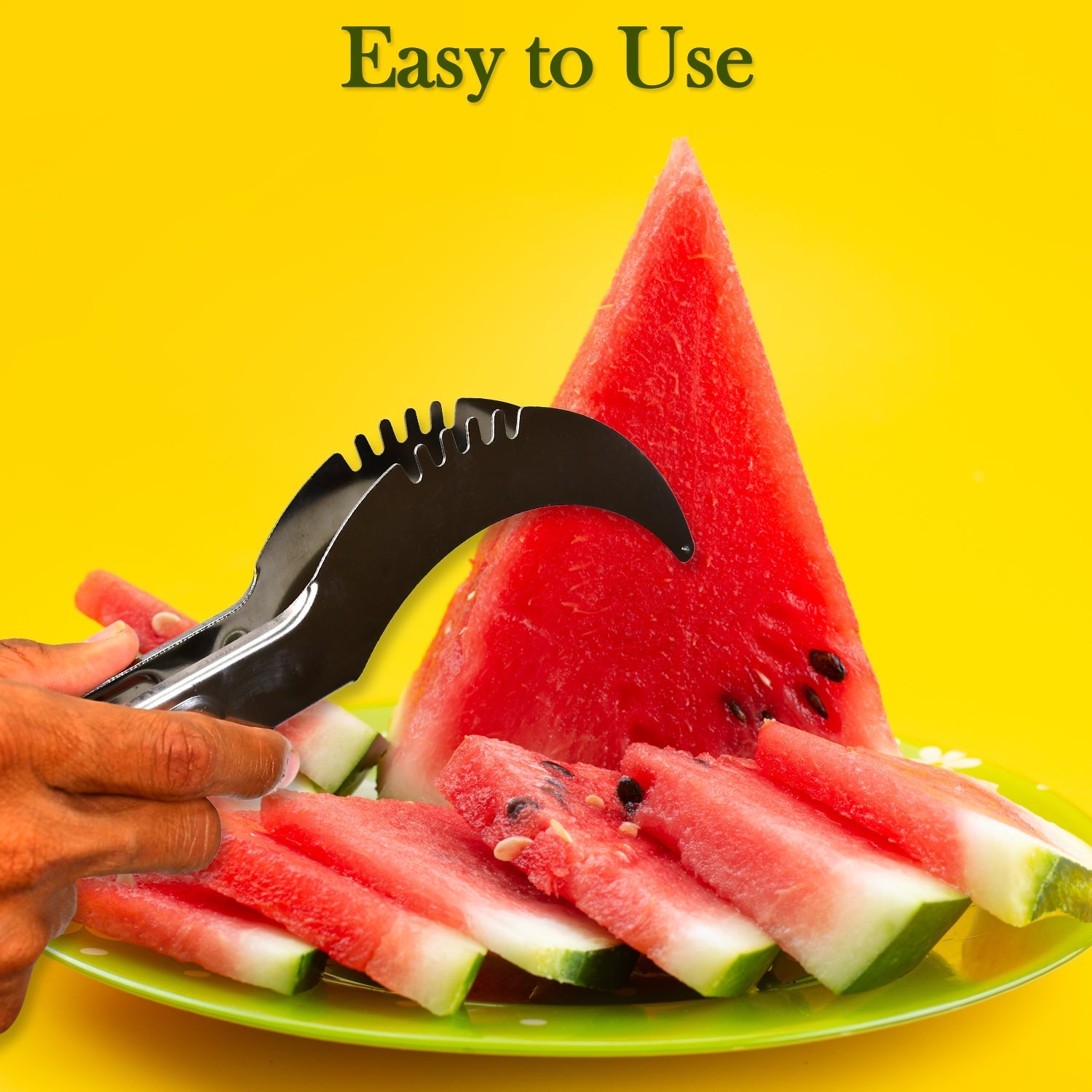 2981 Watermelon Cantaloupe Slicer Stainless Steel Knife Corer Fruit Vegetable - Tools Kitchen Gadgets Melon Slicer Cutter Melon Fruit