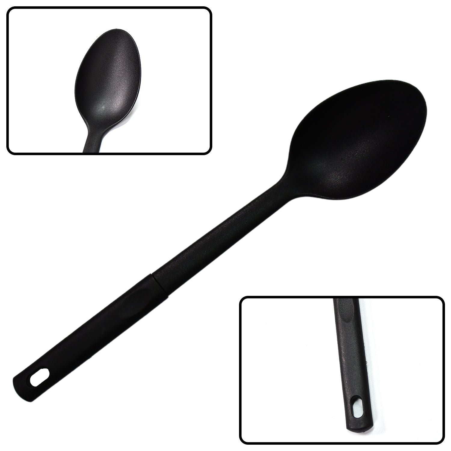 2095 Nylon Basting Spoon Black (31Cm)