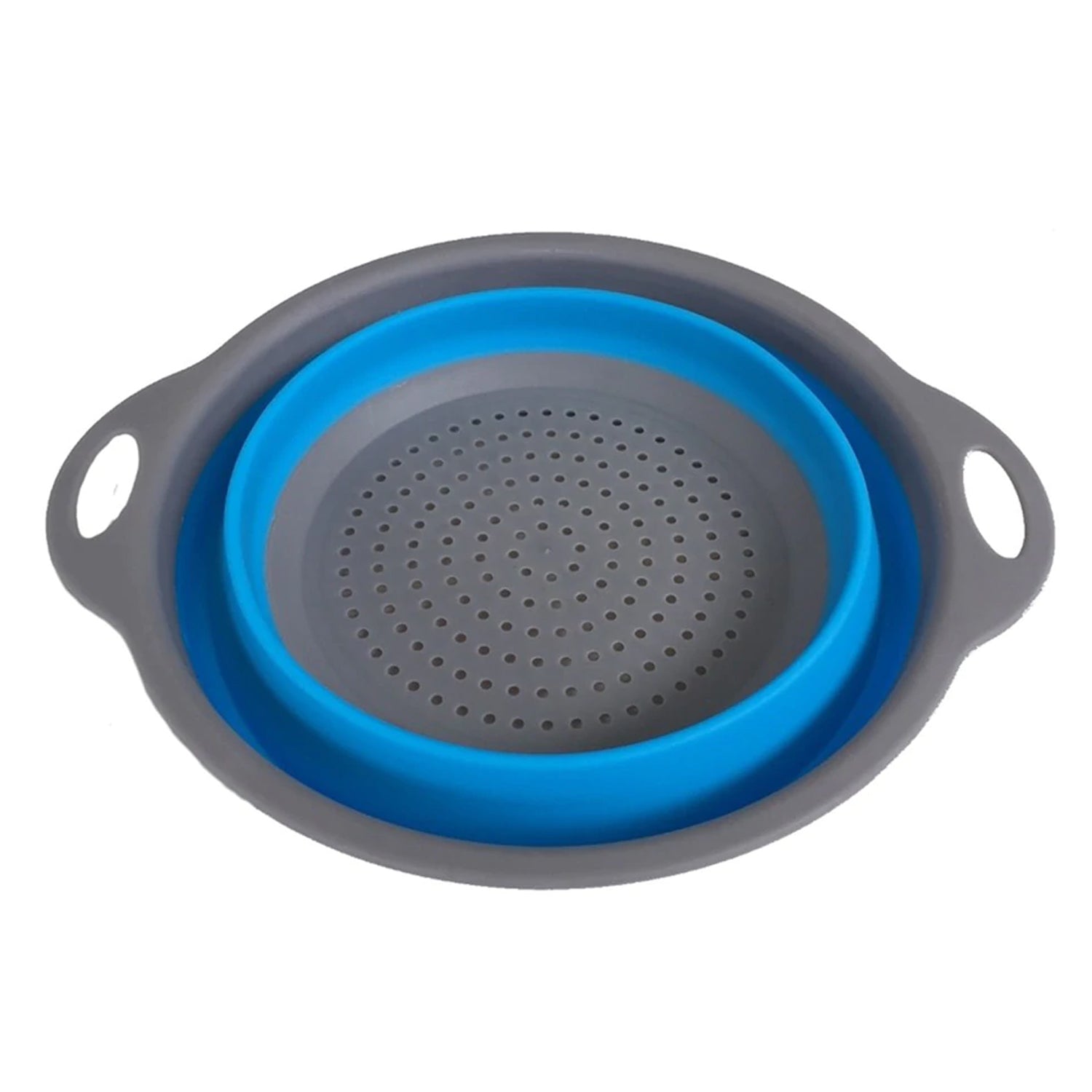 2712 A Round Small Silicone Strainer widely used in all kinds of household kitchen purposes while using at the time of washing utensils for wash basins and sinks etc.