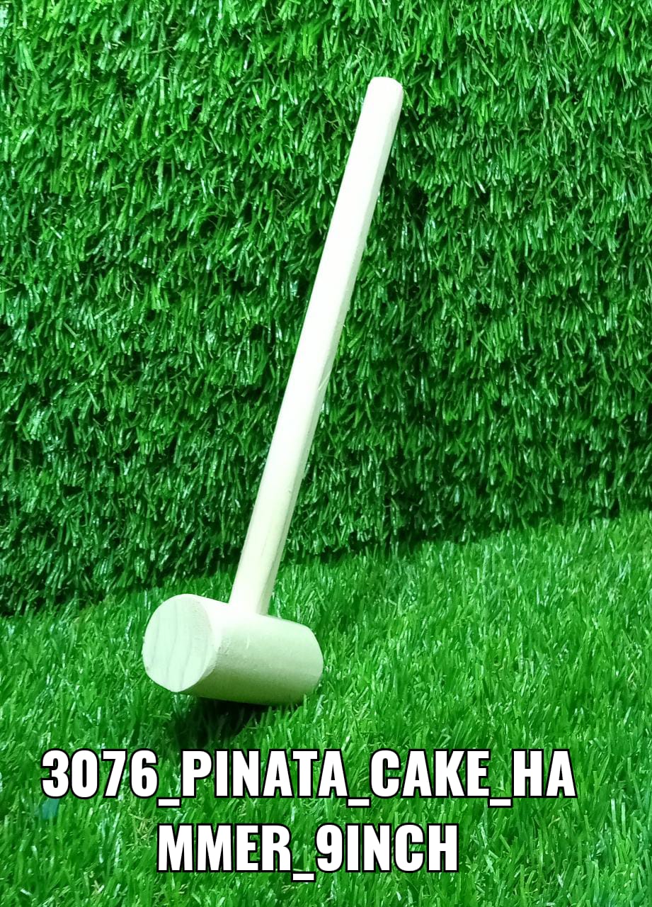 3076 Pinata Cake Wooden Hammer