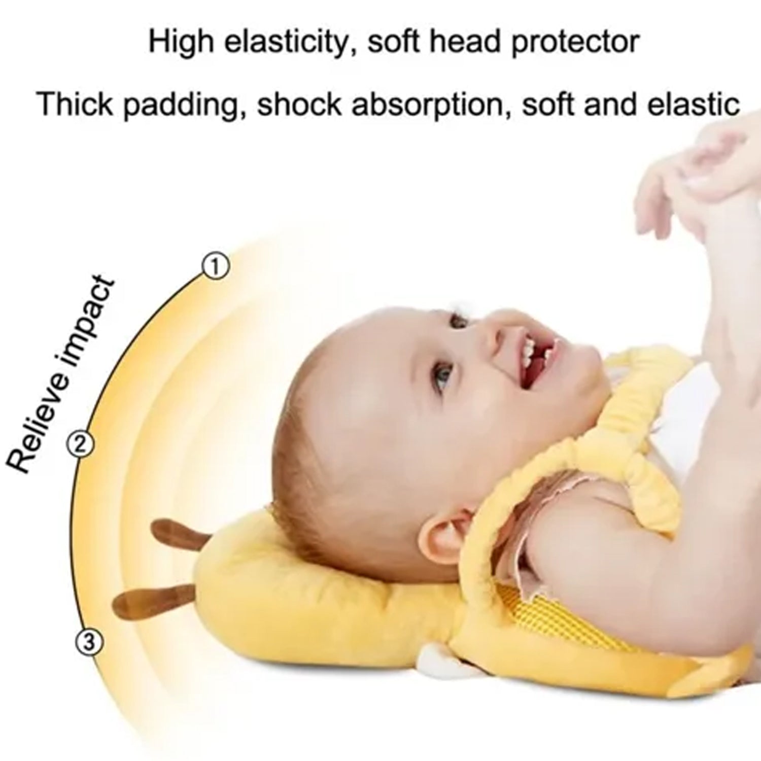 6629 SMALL BABY HEAD PROTECTOR BABY TODDLERS HEAD SAFETY PAD ( Multi Design)