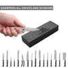 8513 Silicon Carbide German Combination Stone, Dual Sided Stone for Knife and Tools Sharpening with Safety Case