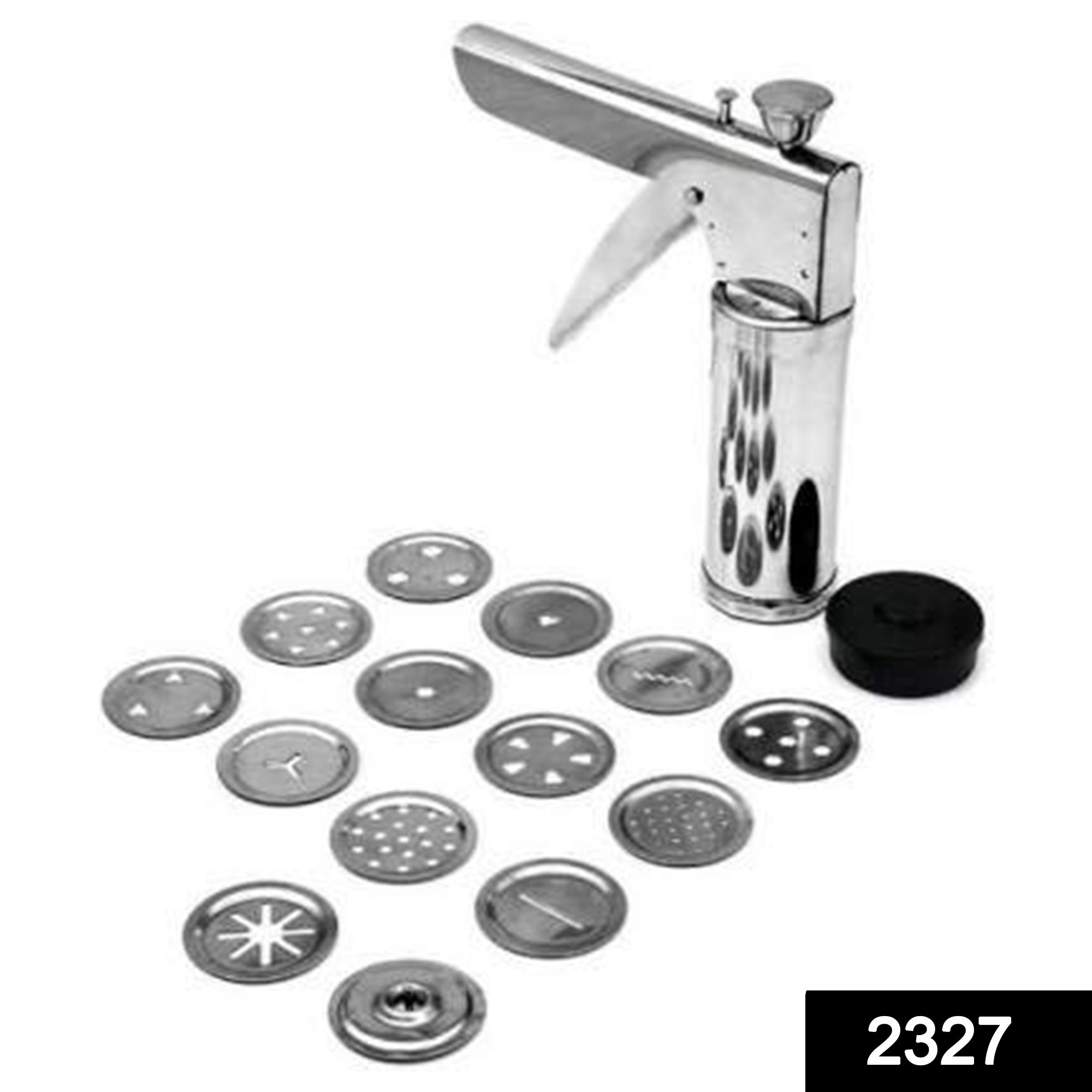 2327 15 in 1 Stainless Steel Kitchen Press with Different Parts