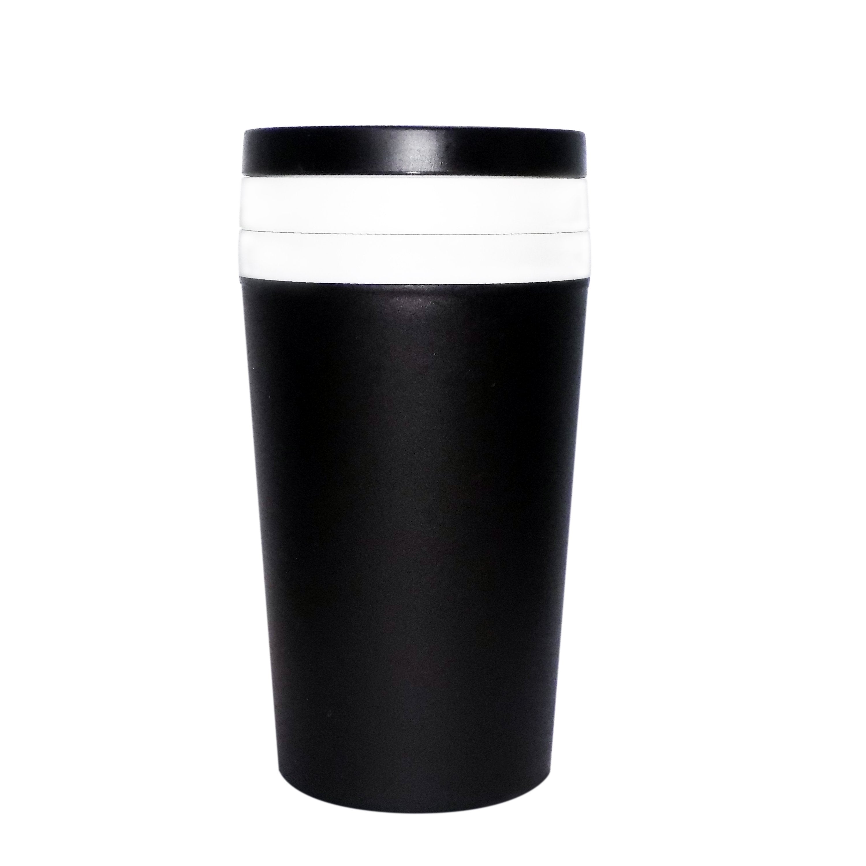 1317 2 in 1 Shaker Sipper Glass with Detachable Storage Container (300Ml)