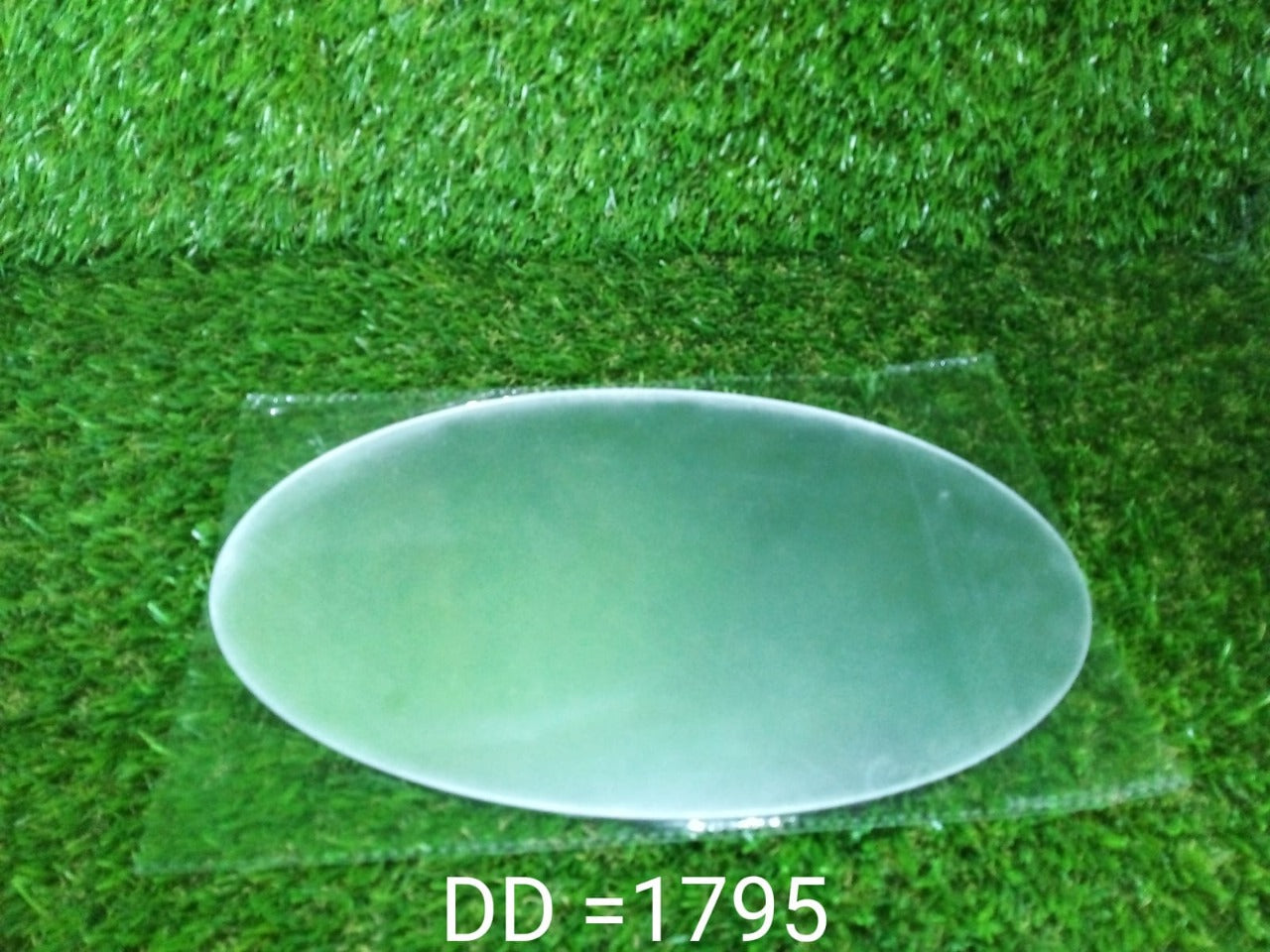 1795 Oval Shape 3D Mirror Sticker used in all kinds of household and official purposes as a sticker etc.