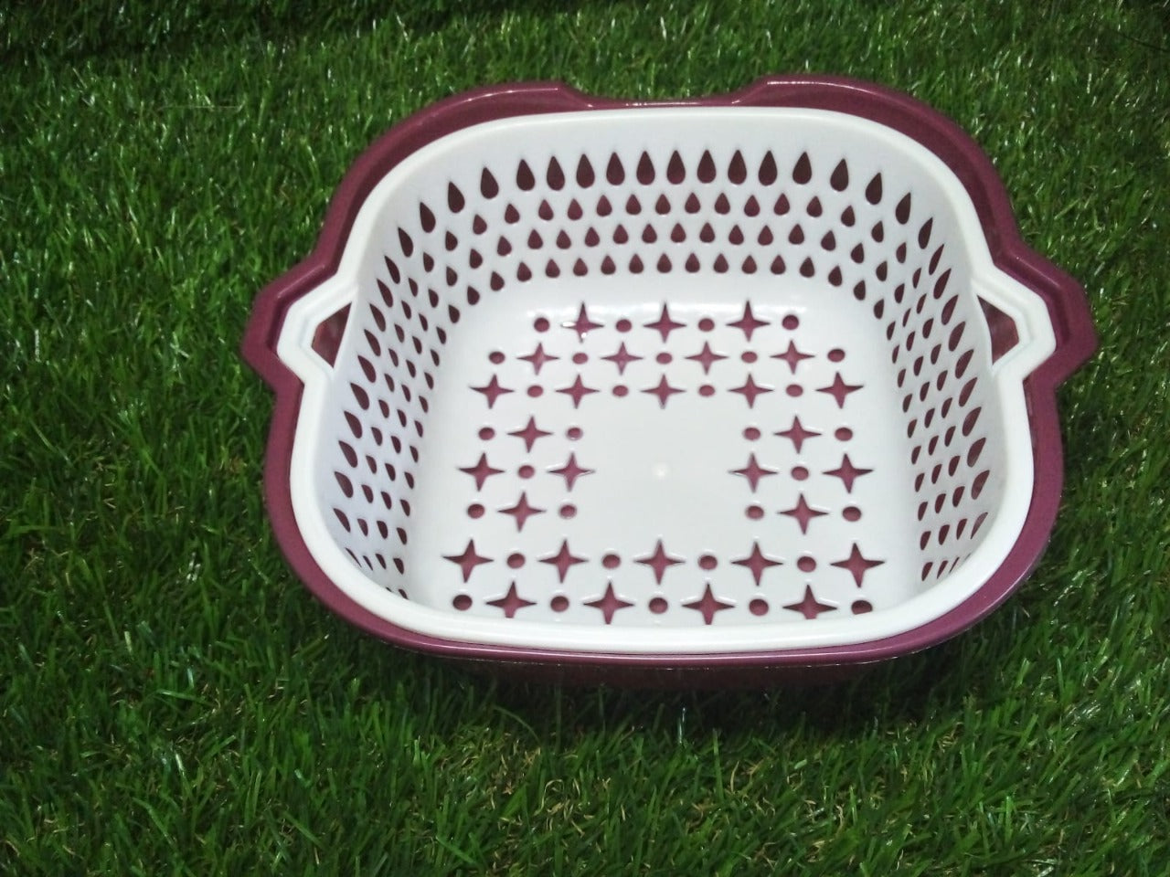 2783 2 In 1 Basket Strainer To Rinse Various Types Of Items Like Fruits, Vegetables Etc. 