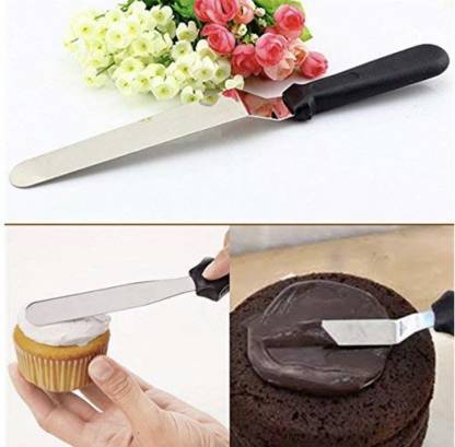 1126 Multi-function Cake Icing Spatula Knife - Set of 3 Pieces