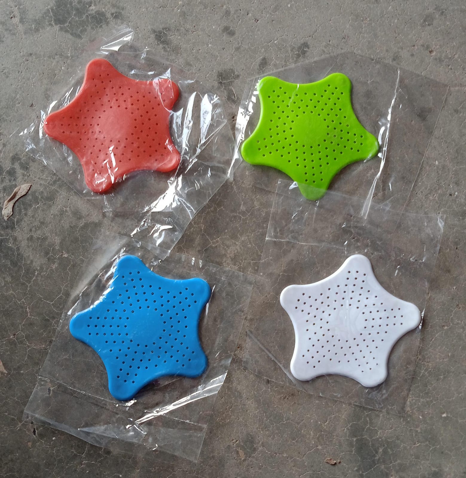 0830 Star Shape Suction Cup Kitchen Bathroom Sink Drain Strainer Hair Stopper Filter, Star Shaped Sink Filter Bathroom Hair Catcher, Drain Strainers Cover Trap Basin(Mix Color 1 Pc)