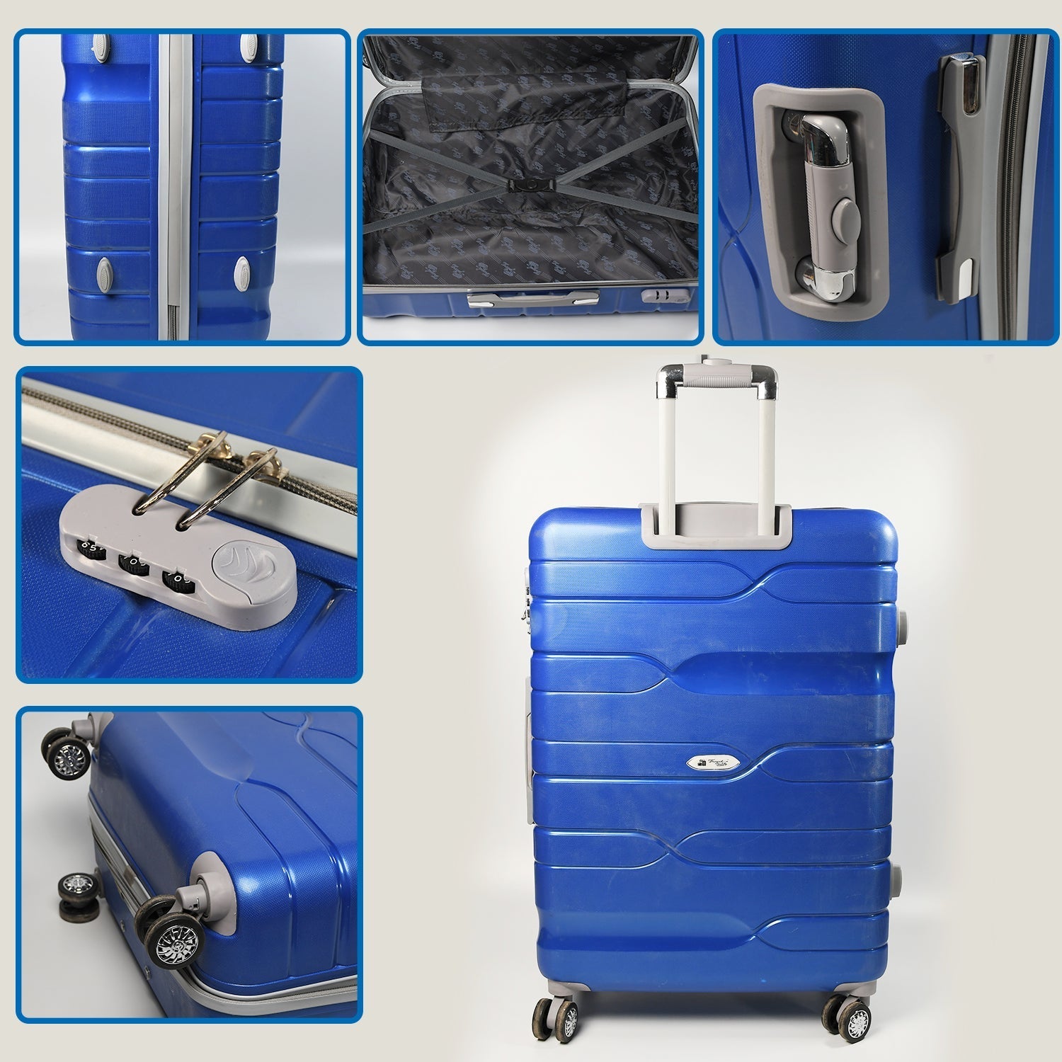 1101 Luxury Traveling bag  4 Wheel Trolley Bag Large Bag Store Extra Luggage In Bag For Traveling Use Large Bag