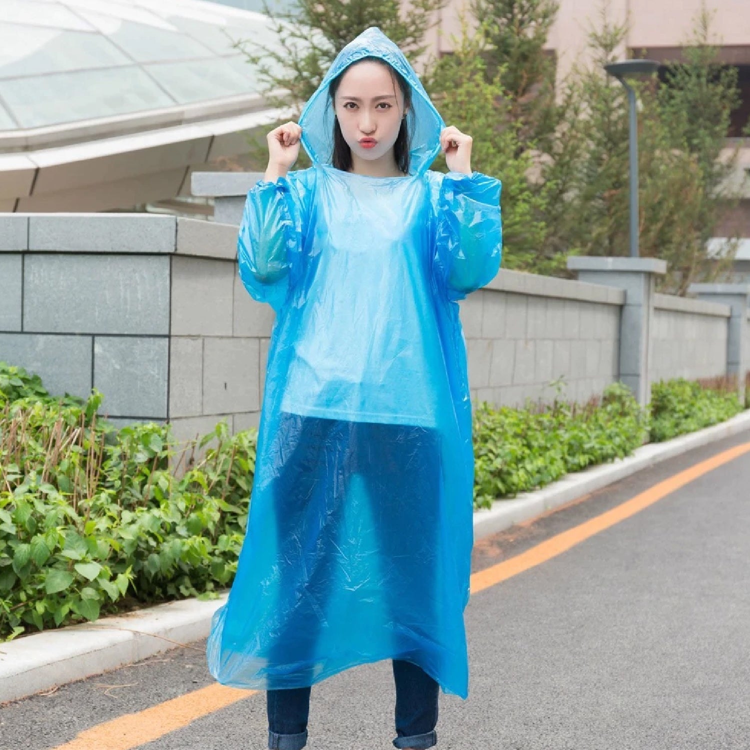 0242A Disposable Easy to Carry Raincoat