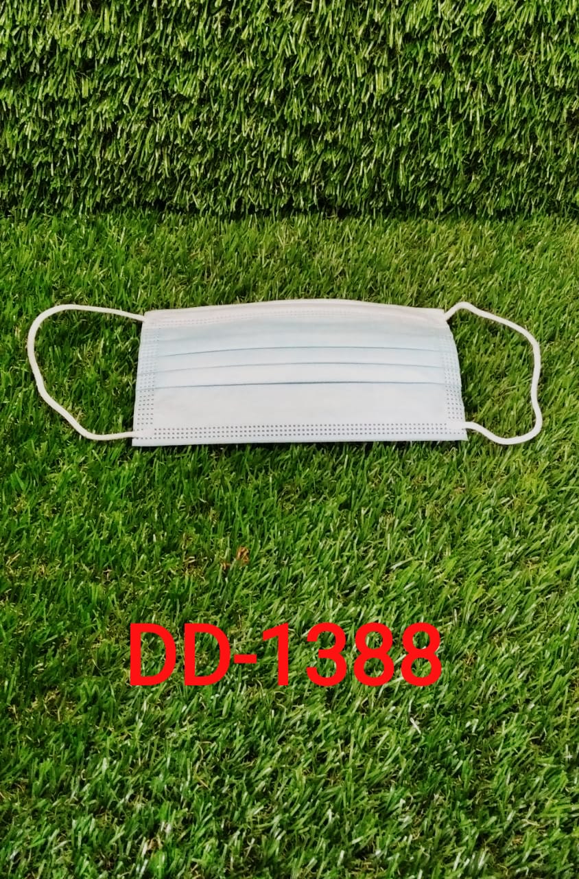 1388 Disposable Ear Loop Elastic Face Mask (50 Pc)