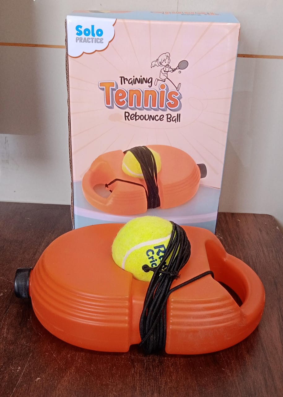 17599 Tennis Trainer Rebound Ball with String, Convenient Tennis Training Gear, Tennis Practice Device Base for Kids Adults